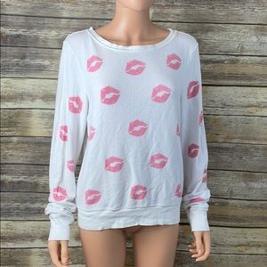 Wildfox Pink Lips Sweatershirt